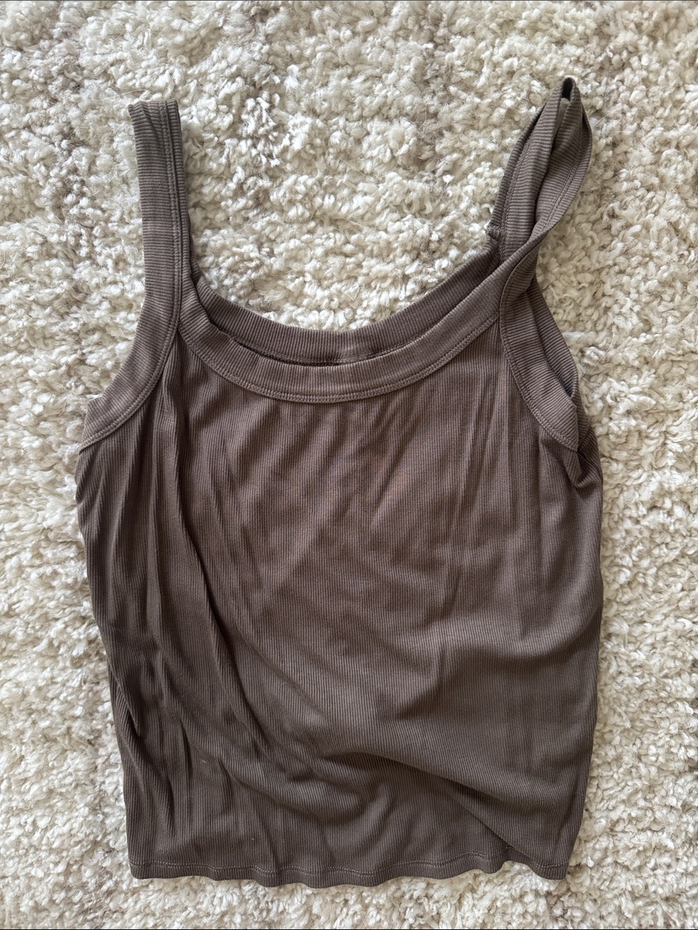 Brown tank top